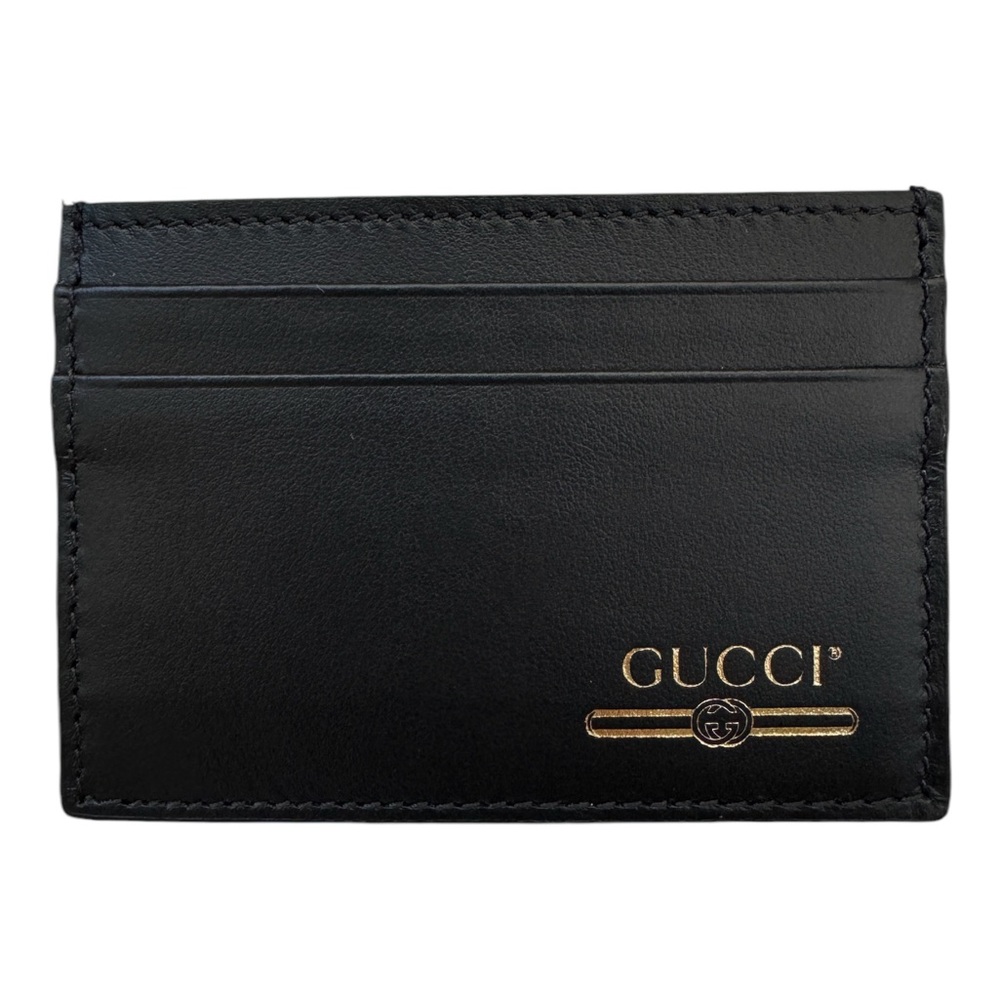 Gucci Leather Card Holder Wallet NWOT